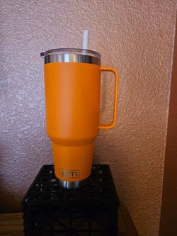 YETI Rambler Straw Mug Orange
