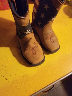 Cow Boy Toddler Boots