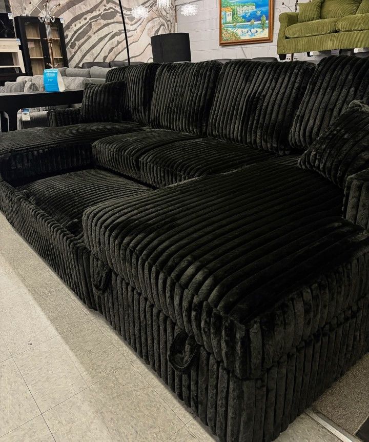 Take Home Pay Later Only $39 Down Payment 🌟 Color Options Corduroy Fabric Modular Sectional Couch Set
