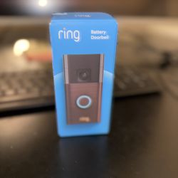 Ring Battery Doorbell – Brand New, Sealed