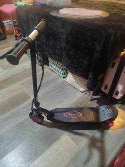 Razor Black Label E90 Electric Scooter black and pink