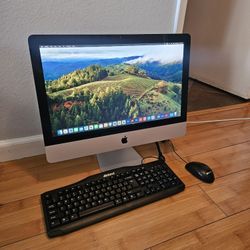 22in imac core i5 8gb ram 256gb ssd, logic pro finalcut, Adobe, Ms office, keyboard or best offers