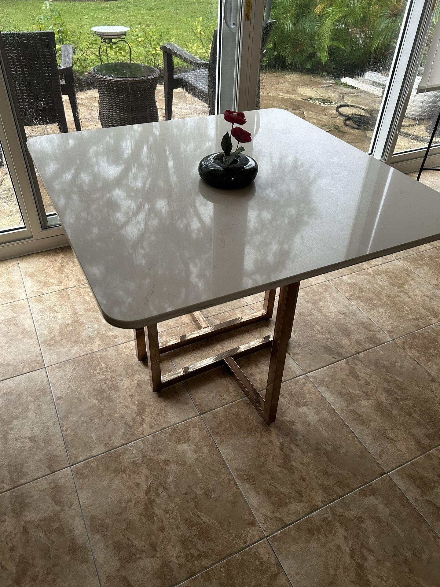 39” Polished Granite Table Or Table Top Only