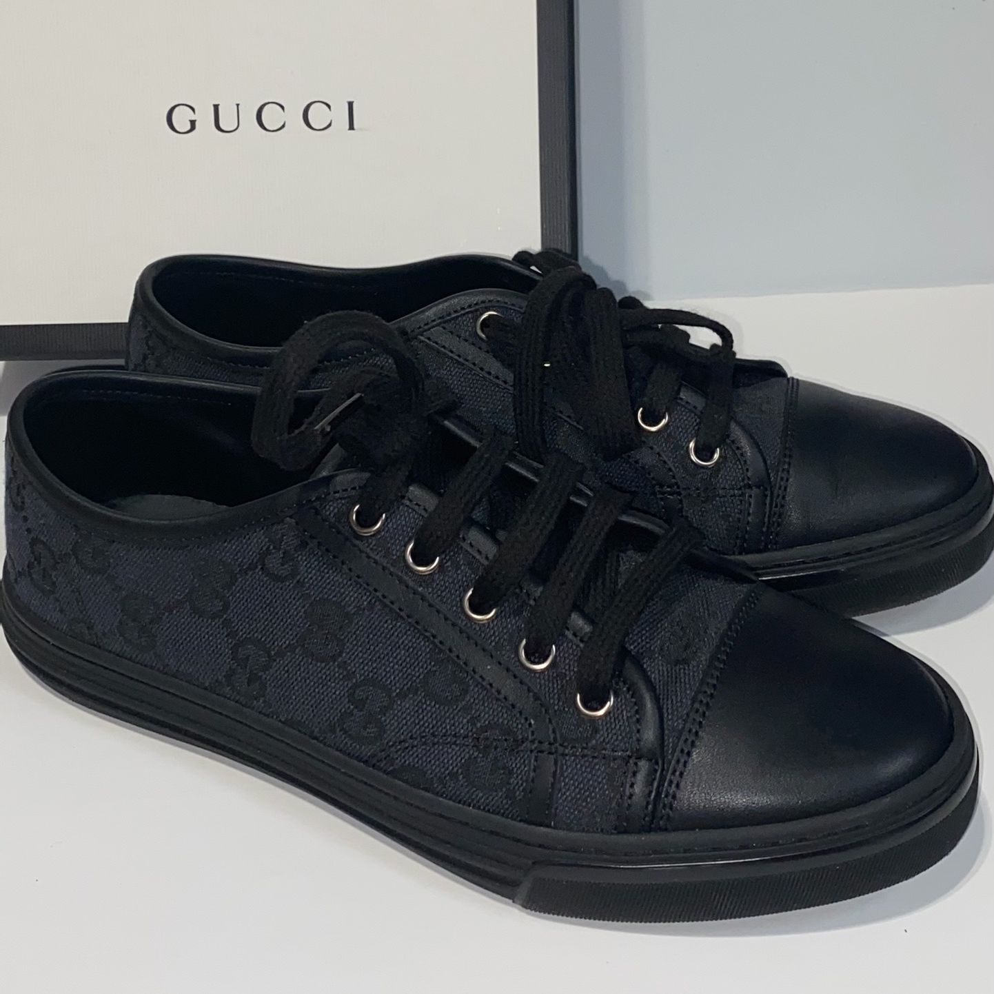 gucci monogram shoes