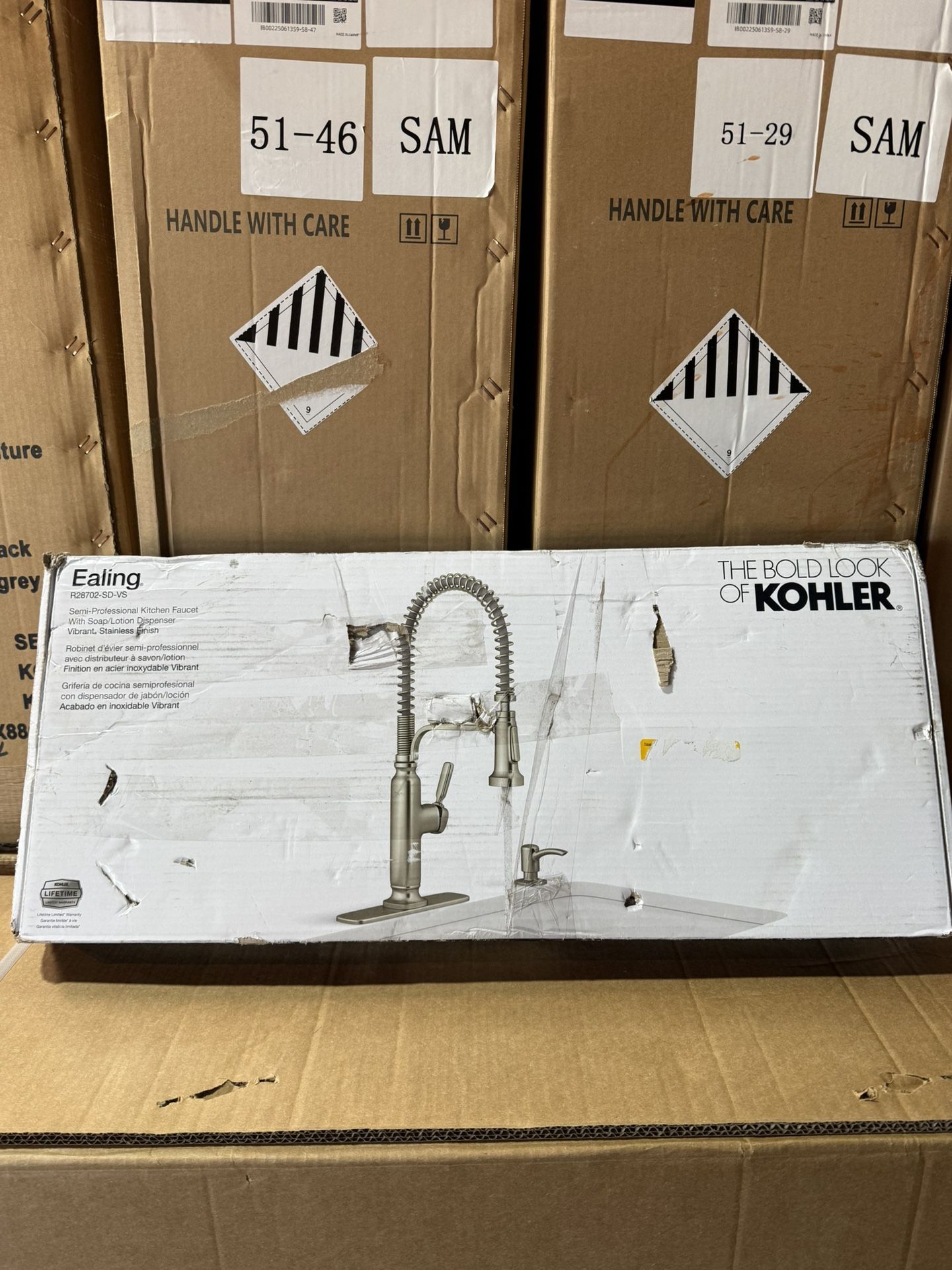 Kohler Ealing Pro Semi-Professional Kitchen Faucet R82702-SD-VS