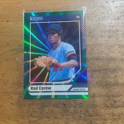 2024 DONRUSS ROD CAREW FOIL CARD 