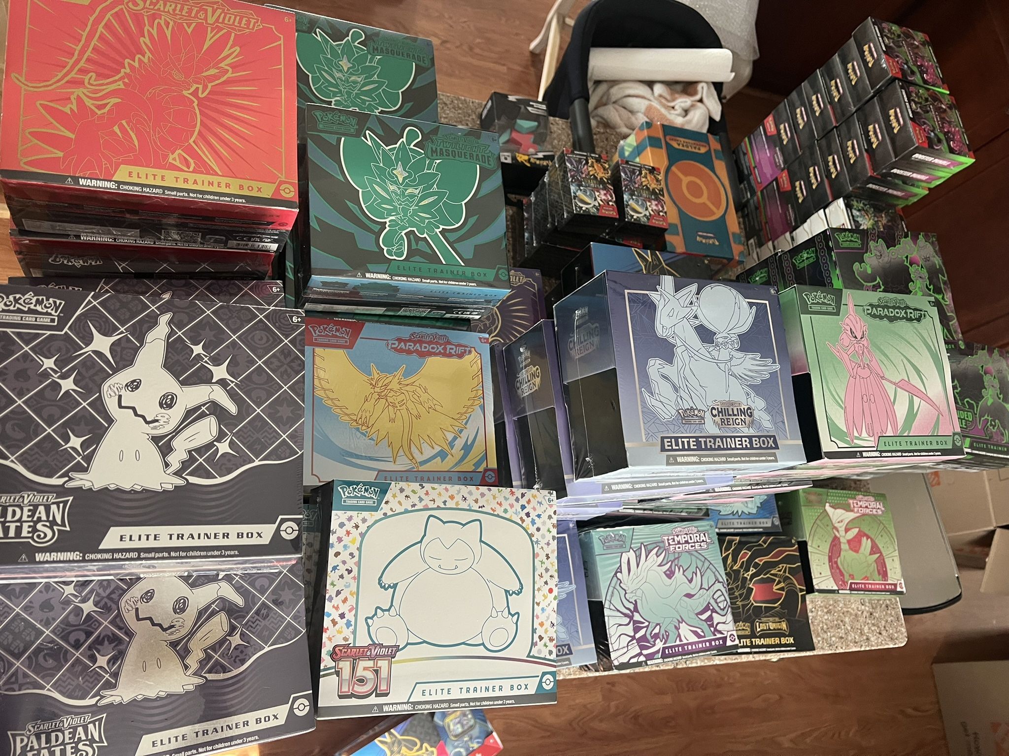 Sealed Pokemon ETBs, Packs, Decks, Boxes, Tins, Toys
