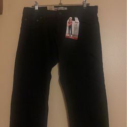 Levi’s Black Pants Size 30x32 Young Mens