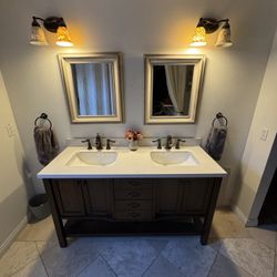 Bathroom Vanity And Mirrors