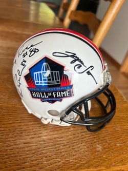 NFL Mini Helmet HOF WR Autos: Includes Jerry Rice