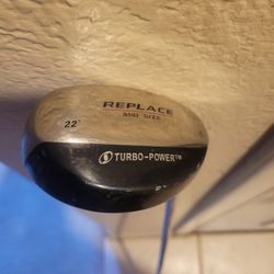 Replace 4 Hybrid 22 Degree Golf Club. 