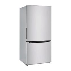 30 in. 18.7 cu. ft. Bottom Freeze r Refrigerato r in Fingerprint Resistant Stainless Steel, Garage Ready