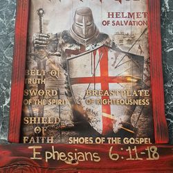 Armor Of God EPH 6:11 Framed Canvas