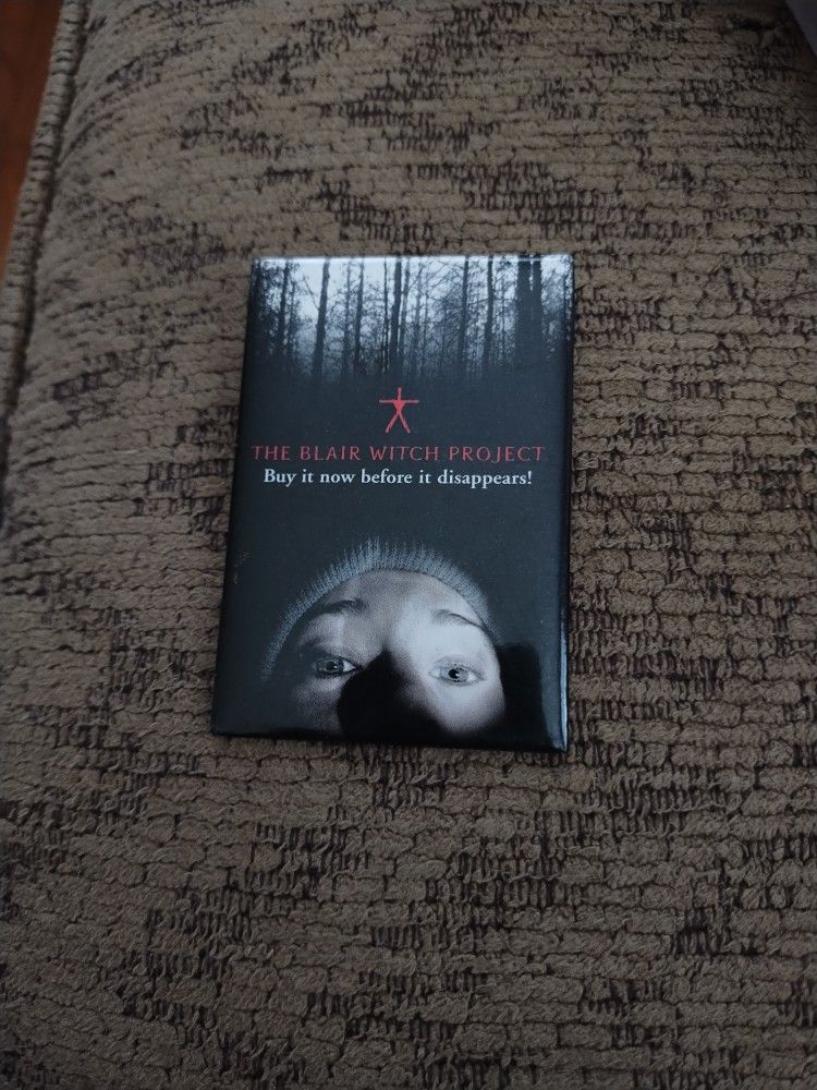 Vintage Blair Witch Project Movie Logo Promo Pin back Button