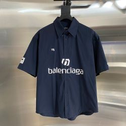Balenciaga co-branded football No. 7 shirt short sleeves