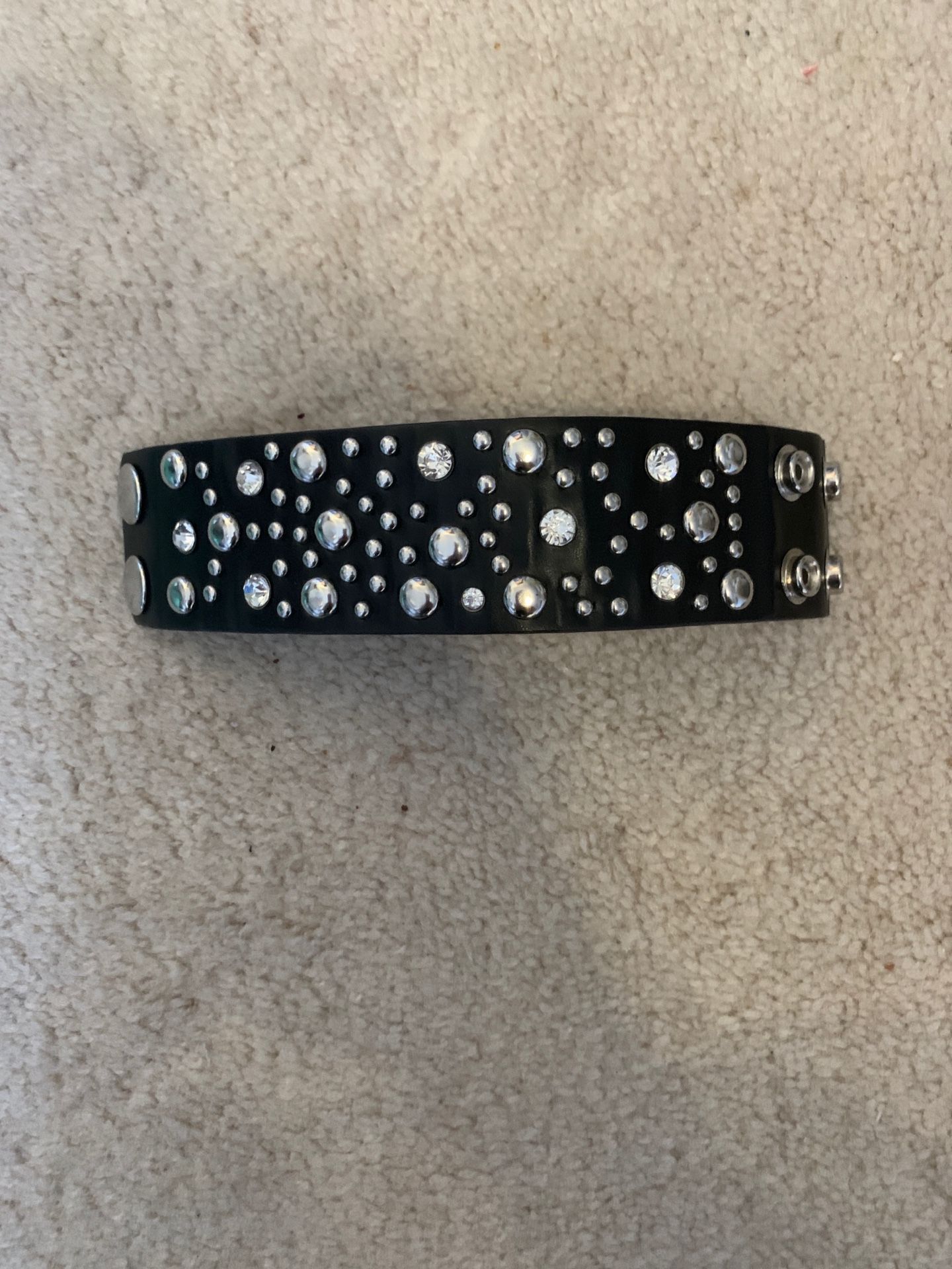 Leather wristband