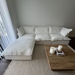 New White Cloud Sectional (New In Box)