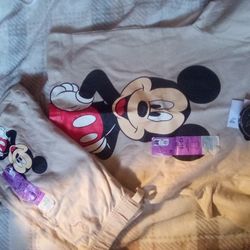 Brand New Mickey mouse Short Set12-18months
