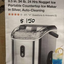 9.5in 34lb Nugget Ice Maker
