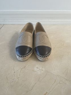 Chanel Espadrilles Shoes In Bage