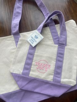 Trader Joe’s Purple Tote Set