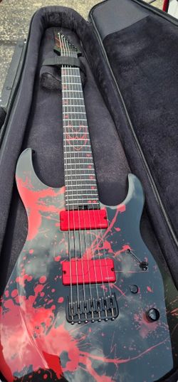 Legator Slaughter To Prevail Alex Terrible 7 string Guitar like new signed Ninja