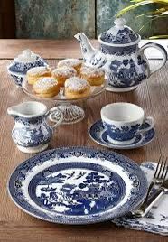 Churchill Blue Willow Tea Set