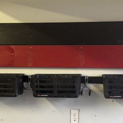 Rubbermaid FastTrack Resin Baskets And Hooks - Garage/ Fitness Storage