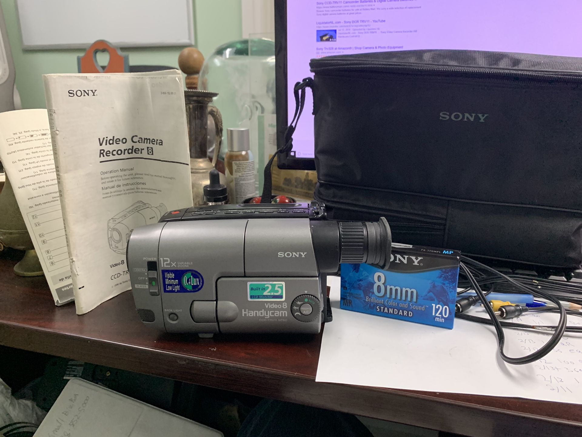 Sony handycam CCD-TRV11 8mm camcorder