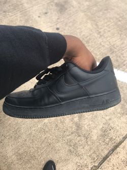 All black Air Force 1’s