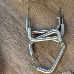 Chrome Utility Door Pulls-Set of 2