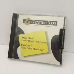 CD-ROM. Gateway  2000 .  Mayo Clinic Family Health 1996 Edition. Cash Graf 2.2 Home Office Plus. Vintage