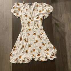 women’s floral sunflower sundress