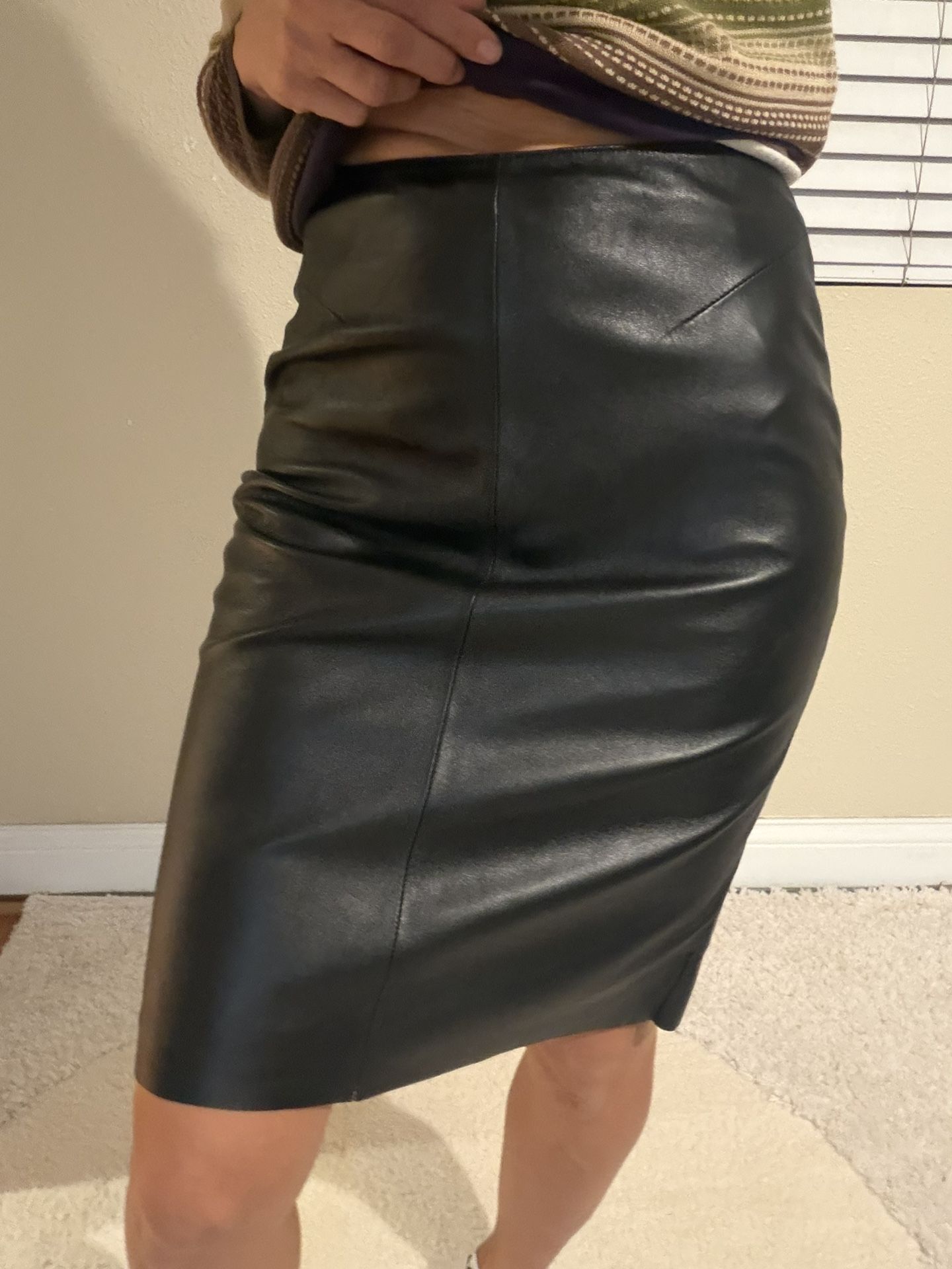 Leather Skirt