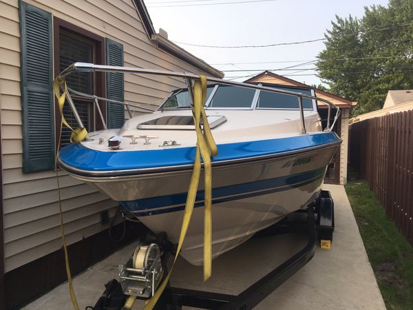 21 ft. 1987 searay seville cuddy cabin boat with mercruiser inboard/outboard