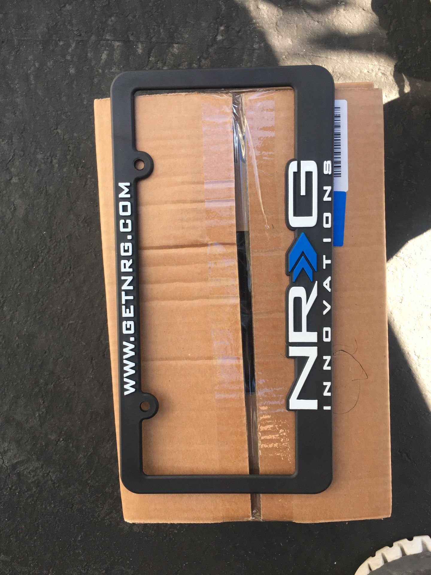 New NRG license plate the Pair
