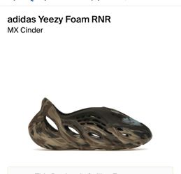  Yeezy Foam RNR MX Cinder Size 12