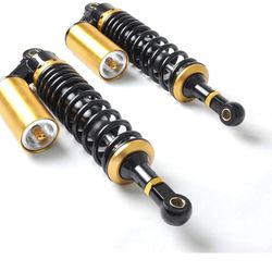Motorcycle Universal 340mm Rear Air Shocks Absorber for Honda Kawasaki Suzuki Yamaha Go Kart Scooter