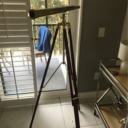 Vintage Brass Telescope