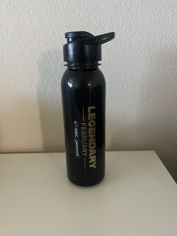 NBC Peacock Legendary February Promo Water Bottle