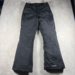 Columbia Snow Pants Women’s Small Black Insulated Ski Nylon