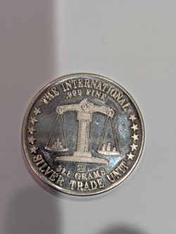 The International Trade Unit .999 Fine Silver Coin 