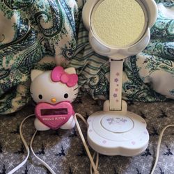 Hello Kitty Clock And Mirror
