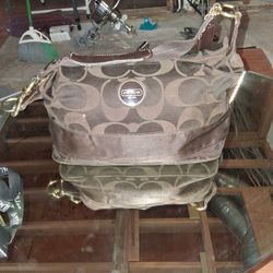 Dark Brown Coach Bag