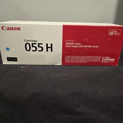 Canon 055H Toner -  1 Cyan High Yield Laser Toner - New & Sealed