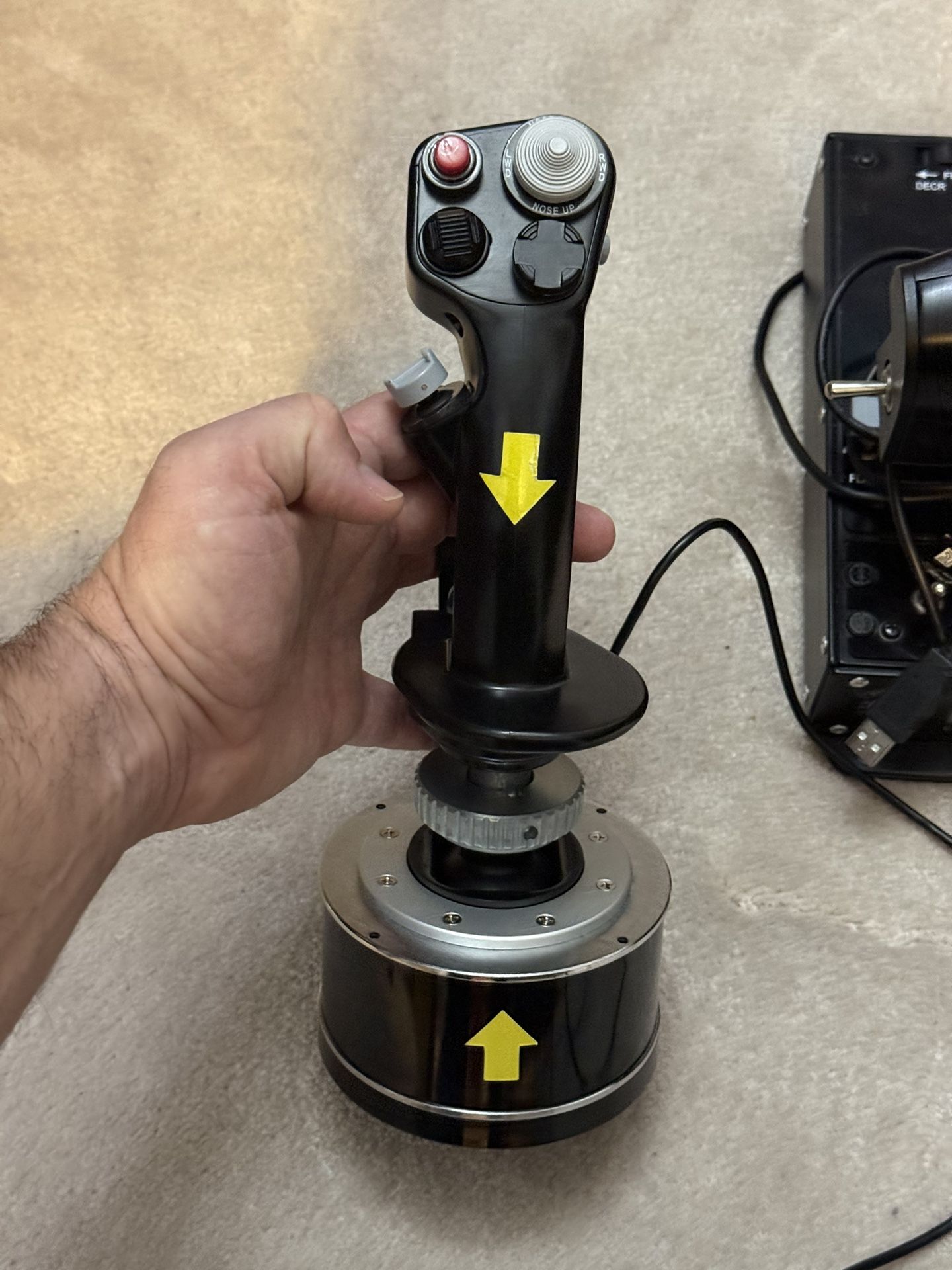 Thrust Master Warthog Throttle And HOTAS