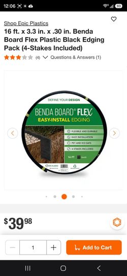 Benda landscaping edge