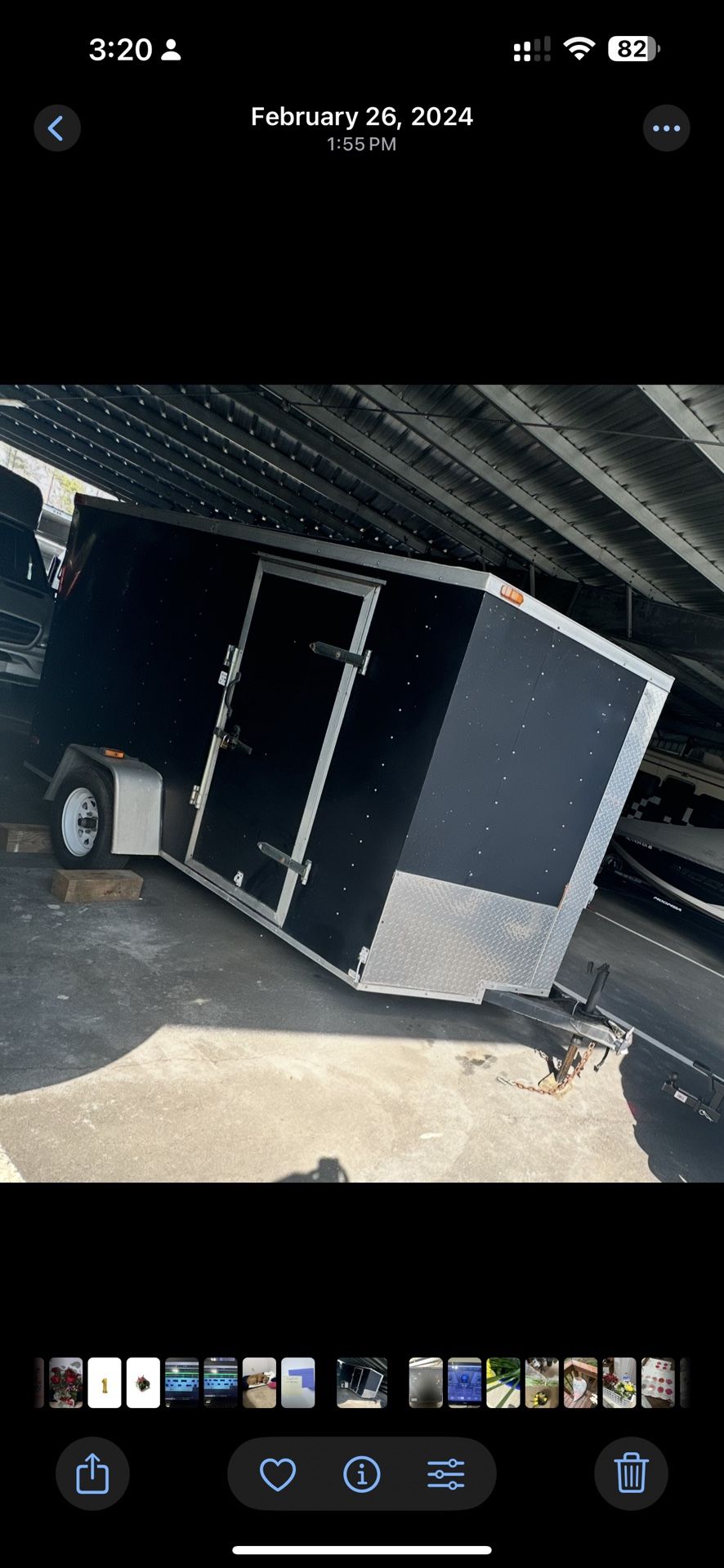 Lark Enclosed Trailer 2011 With Electricity System And Inverted Generator
