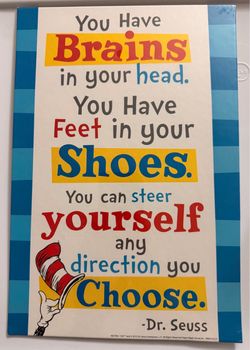 New Dr. Seuss Oh The Places! Poster