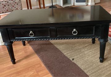 TV stand or long table coffee table with drawers